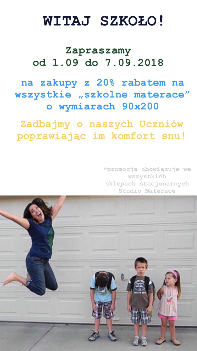 Witaj szkoło !